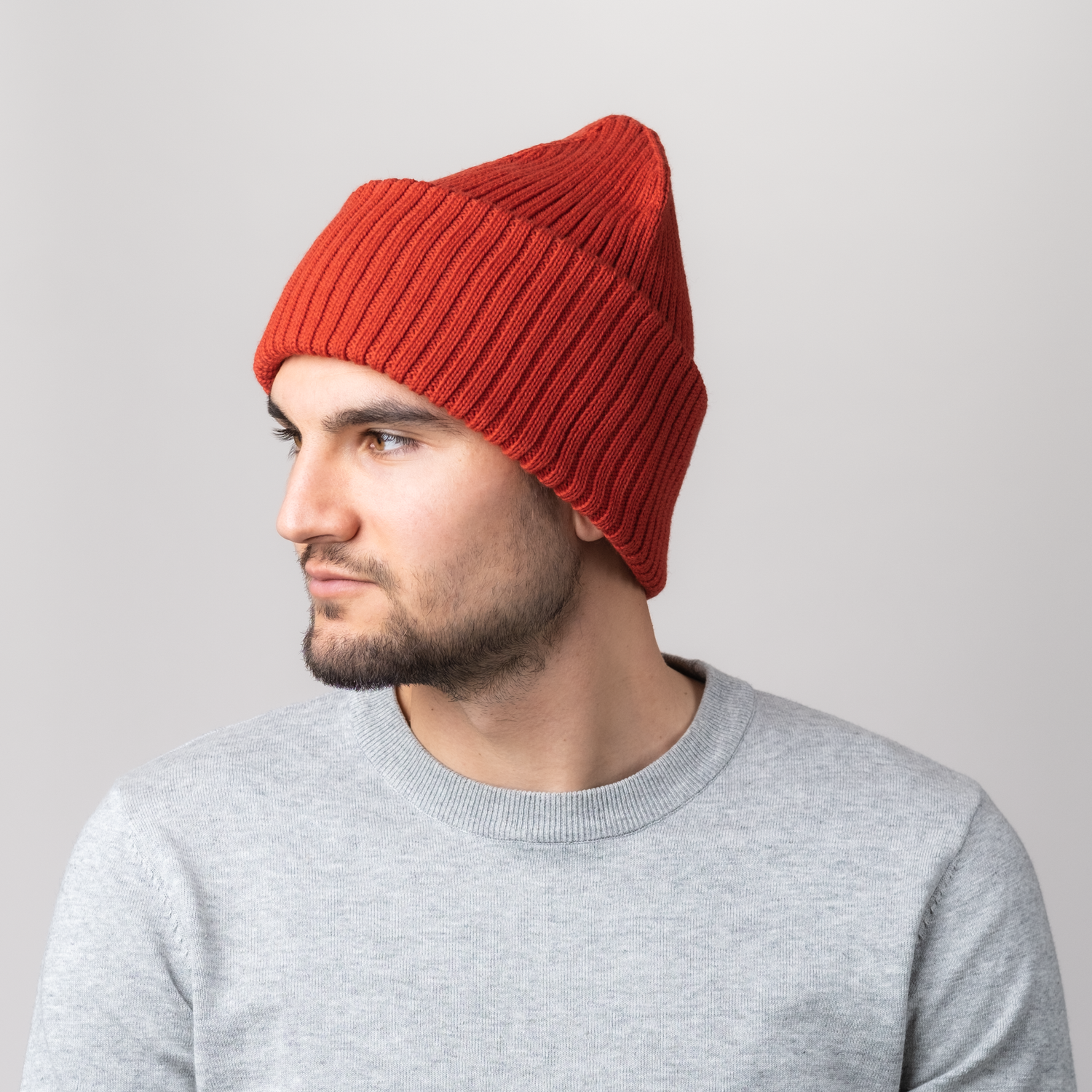 Ilakka High Top Beanie, Red - Men's