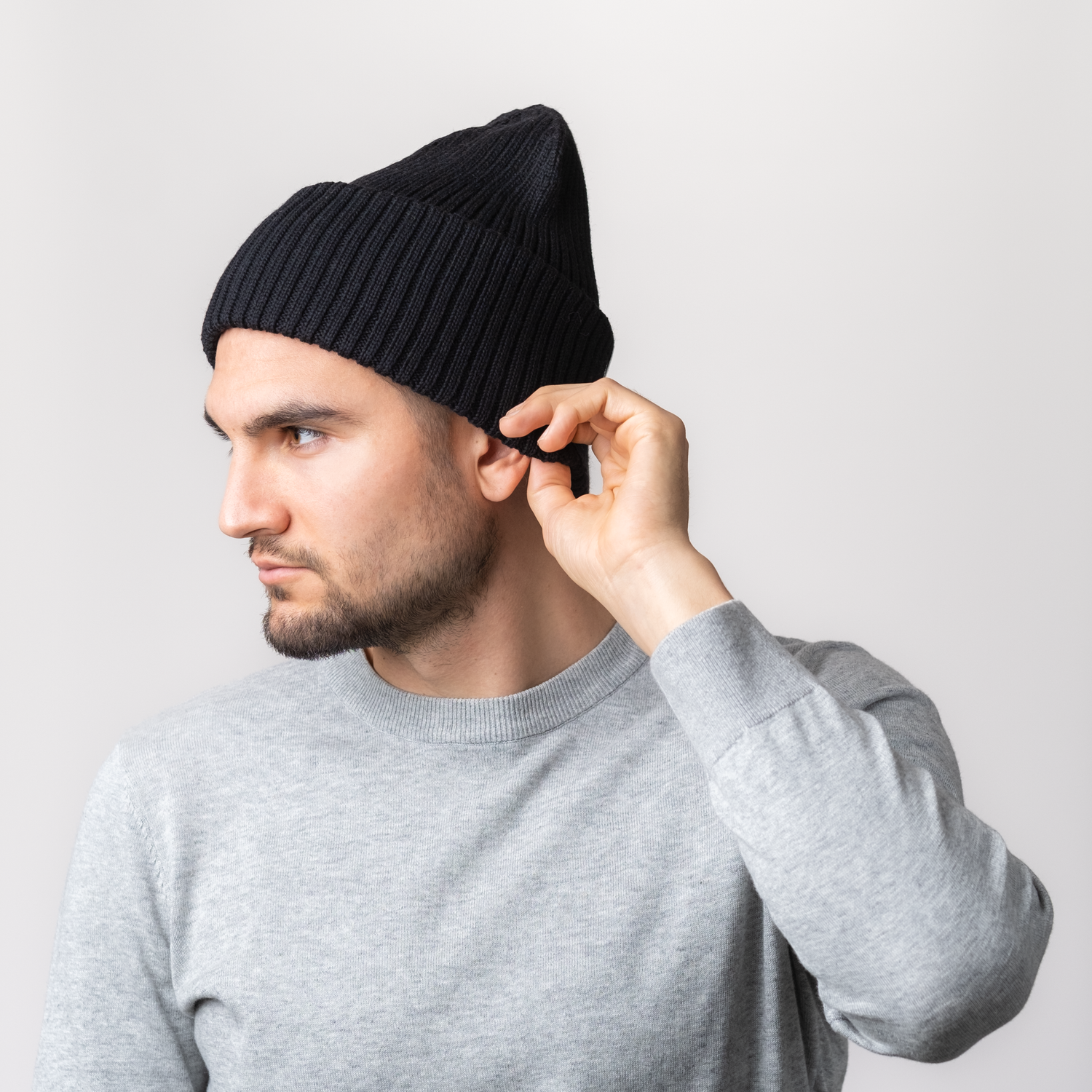 Ilakka High Top Beanie, Black - Men's