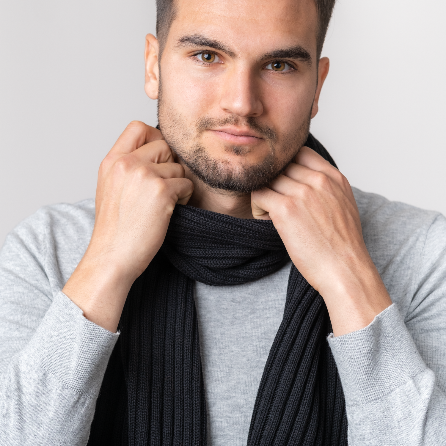 Ilakka Scarf, Black - Men's