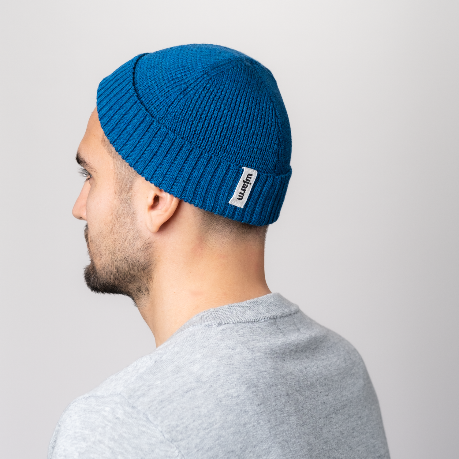 Kjomp Low and Slim Beanie, Blue - Men