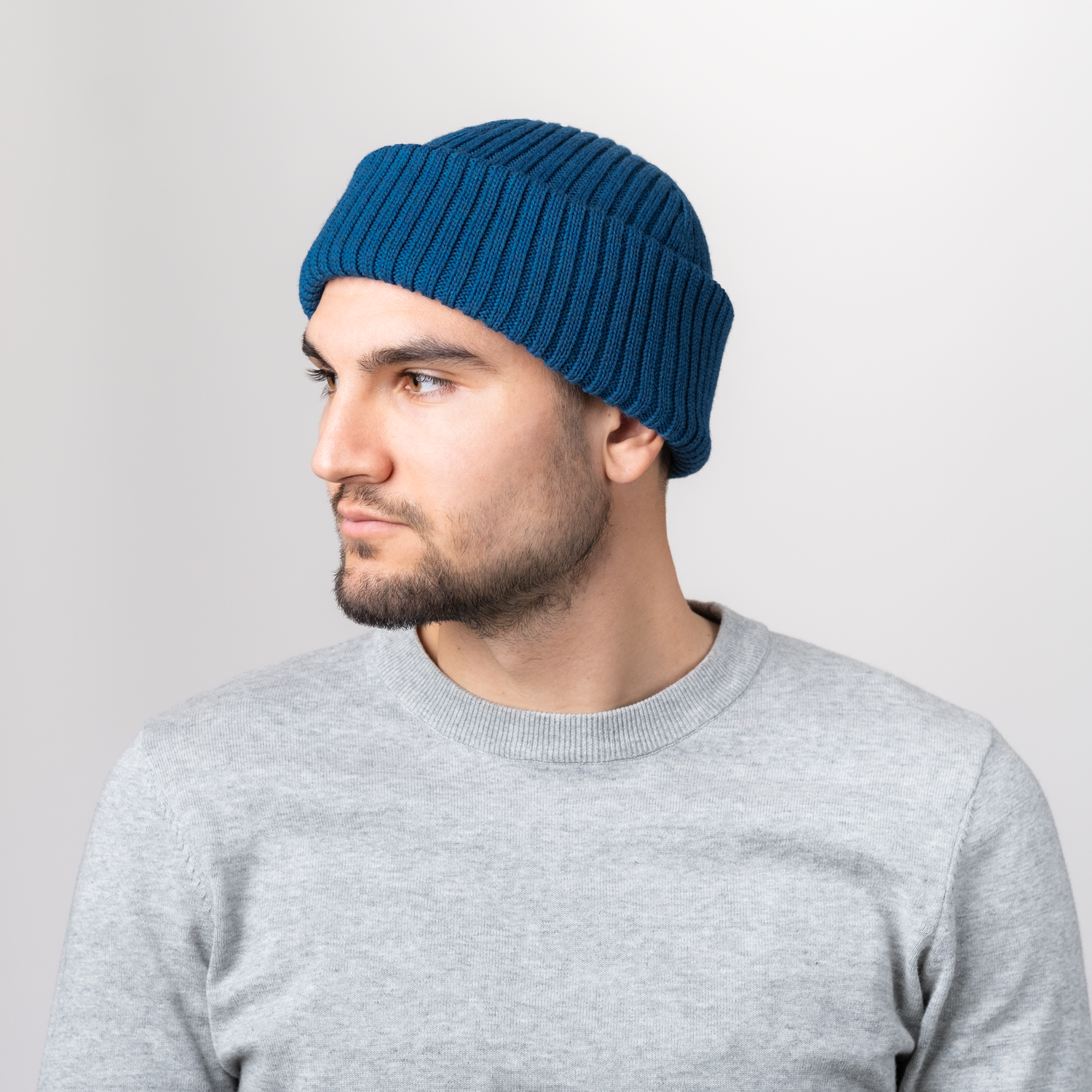 Ilakka Low Beanie, Blue - Men's