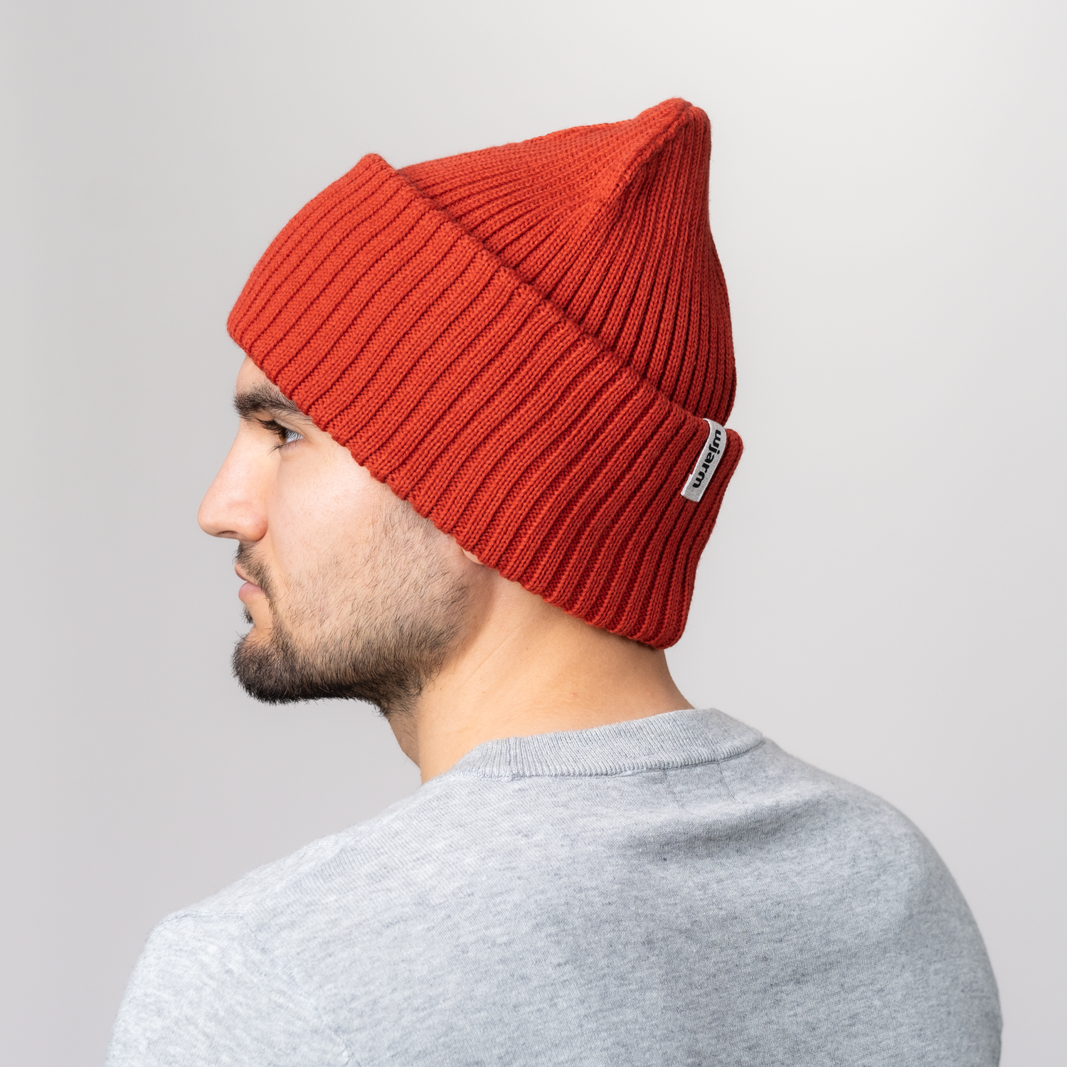 Ilakka High Top Beanie, Red - Men's