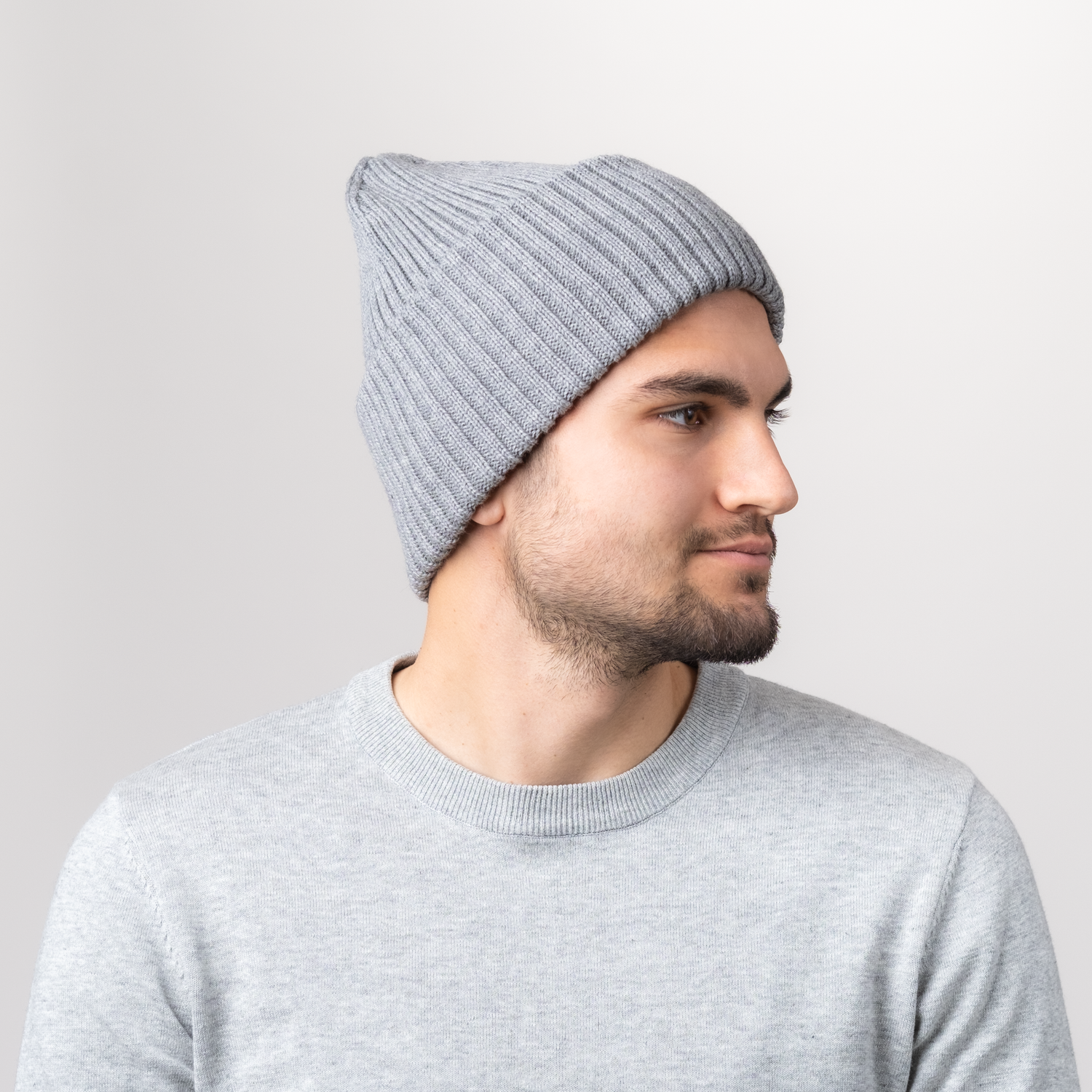 Ilakka High Top Beanie, Gray - Men's