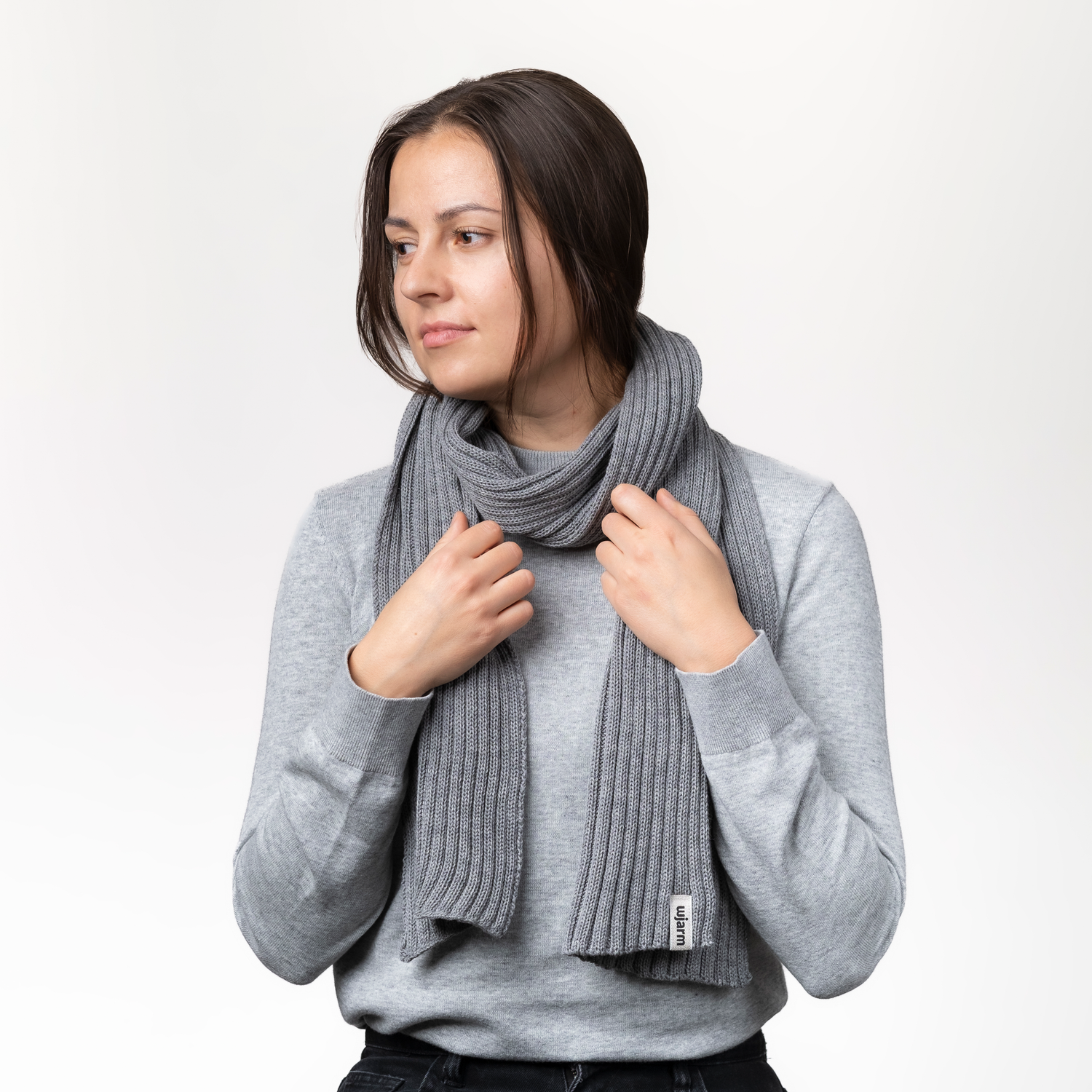 Ilakka Scarf, Gray - Women's